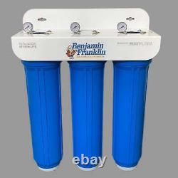 BRITA PRO Benjamin Franklin 3 Stage Whole House Water Filter System With 3 20 Fil