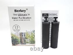 Berkey 1.5 Gallon Travel Water Filtration System + 2 Black Filter Elements