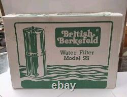 Berkey BRITISH BERKEFELD Water Filter Model SS System New in Opened Box