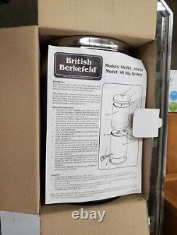 Berkey BRITISH BERKEFELD Water Filter Model SS System New in Opened Box