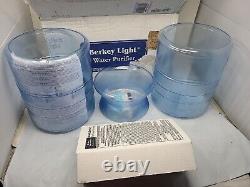 Berkey Light Water Filter System with 2 Black Berkey Elements Open Box