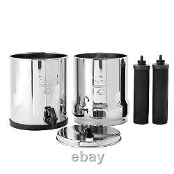 Big Berkey Water Filter System with Black Berkey Element Filters, 2.25 Gallon