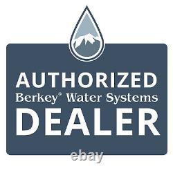 Big Berkey Water Filter with 2 Black Berkey Purifiers Dealer Refurbished