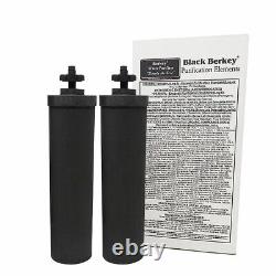 Big Berkey Water Filter with 2 Black Berkey Purifiers NEW + SIGHT GLASS SPIGOT
