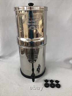 Big Berkey Water Filtration System, 2.1 Gallon Unit Only No Filters No Plugs