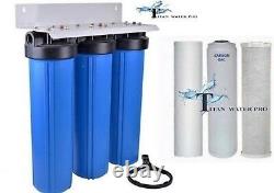 Big Blue 20 Water Filter System 1 With Filters-triple Whole House/commercial