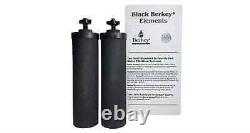 Black Water Filter Replacement for Berkey Gravity Water Filter System, fit BB9-2