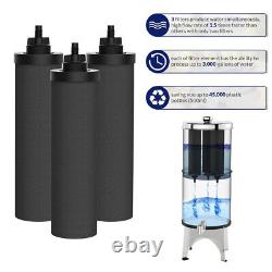 Blk Purification Element Replacement Filter, 12pk, for Gravity Water Filter System