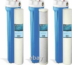 Bluonics Whole House & Well Water Carbon&sediment System 55w Ultraviolet2.5x20