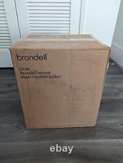 Brondell Circle Reverse Osmosis Water Filtration System, Chrome Faucet