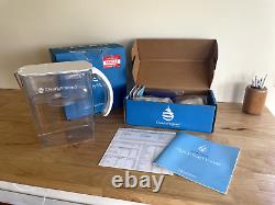 Clearly Filtered Water Pitcher + 2 New Filters with Box & Instructions (USA Made)