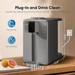 Countertop RO Water Filter System, Instant Hot Water Filter Dispenser 4 Stage