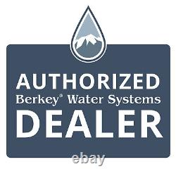 Crown Berkey Water Filter with 8 Black Berkey Elements NEW