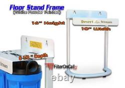 Desert Stream 2 Stage RV Water Filter System Slim Portable 3/4 Garden Hose