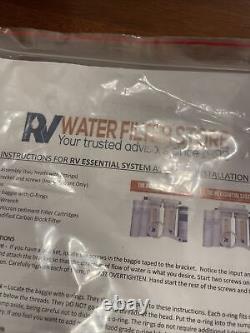 Essential RV Water Filter System with Hose Fittings Premium RV Water