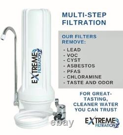 Extreme Filtration Countertop Filter Drinking Water Purification System White