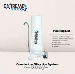 Extreme Filtration Countertop Filter Drinking Water Purification System White