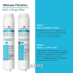 Fluoride Lead and Chlorine Faucet Water Filter System, NSF42/372 Certified