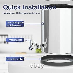 High Capacity Gravity-Fed Water Filter System with 2.9 Purification Filters