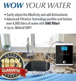 Hight Quality 829 Alkaline water ionizer generator 11plates purifier pH11 filter