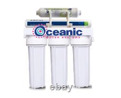 Home Reverse Osmosis Water Filter System 11 Waste/Purified Ratio 75 GPD 5 Stage