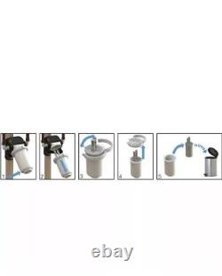 Home Water Filtration System EcoPure No Mess Filter Change Whole House Clean