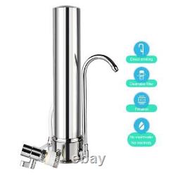 Household Filter System Ceramic Kitchen Countertop Water Filter Stainless Steel