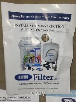 ISPRING Reverse Osmosis Water Filter System 5-Stage Under Sink with Quality Filter