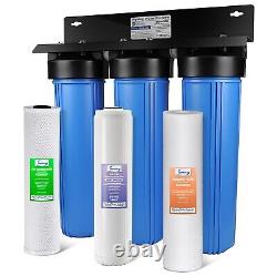 ISpring WGB32B-DS Whole House Water Filter System with Sediment, Polyphosphate