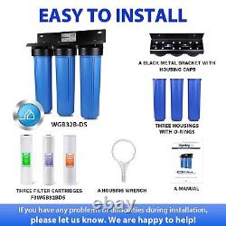 ISpring WGB32B-DS Whole House Water Filter System with Sediment, Polyphosphate