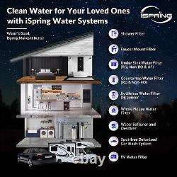 ISpring WGB32B-DS Whole House Water Filter System with Sediment, Polyphosphate