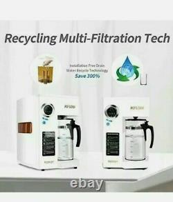 KFLOW Countertop Reverse Osmosis System 4-Stage Water Filter System Double RO