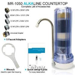 Matterhorn Countertop Water Filter System 10-Stage Mineralized Alkaline Clear