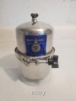 Multi-Pure Below Sink OR Countertop Stainless Water Drinking System Model 500