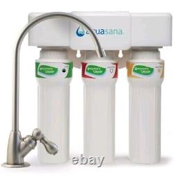 NEW Aquasana 3-Stage Max Flow Claryum Under Sink Water Filter System AQ-5300+. 55