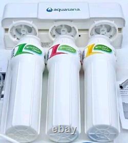 NEW Aquasana 3-Stage Max Flow Claryum Under Sink Water Filter System AQ-5300+. 55