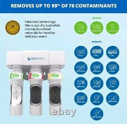 NEW Aquasana 3-Stage Max Flow Claryum Under Sink Water Filter System AQ-5300+. 55