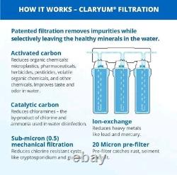 NEW Aquasana 3-Stage Max Flow Claryum Under Sink Water Filter System AQ-5300+. 55