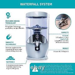 NEW Nikken PiMag Waterfall Filtration System Gravity Alkaline Water Filter