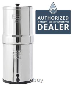 NEW Royal Berkey 3.25 System with 2 Brand New 7 Certified Ceramic Water Filters