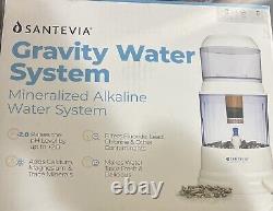 NEW Santevia Gravity Water System with Fluoride Removal Filter