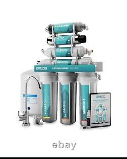NU Aqua 100GPD Under Sink Reverse Osmosis Water Filter System 7 Stage