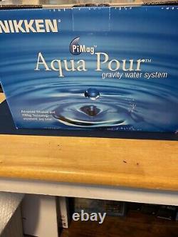 Nikken PiMag Aqua Pour Gravity water System Alkaline water System New in Box