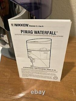 Nikken PiMag Waterfall Filtration System Gravity Alkaline Water Filter Not Incl