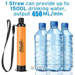 Outdoor Water Filter Straw Drinking Water Filtration System Water Purifier 30pcs