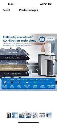 PHILIPS Countertop Reverse Osmosis Water Filter Dispenser, 5 Stages RO