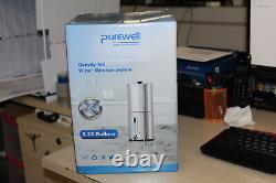 PUREWELL Gravity-Fed Water Filter System with Filters 2.25 Gallon X003WJCVP9