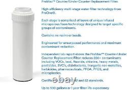 ProOne Under Counter Water Filtration System with ProMax Multi-Stage Filter