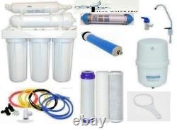 RO Reverse Osmosis Alkaline/Ionizer Neg ORP Water Filter System 150GPD 6 Stage