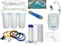 RO Water Filter Reverse Osmosis System 5 Stages Water Filtration 100 GPD